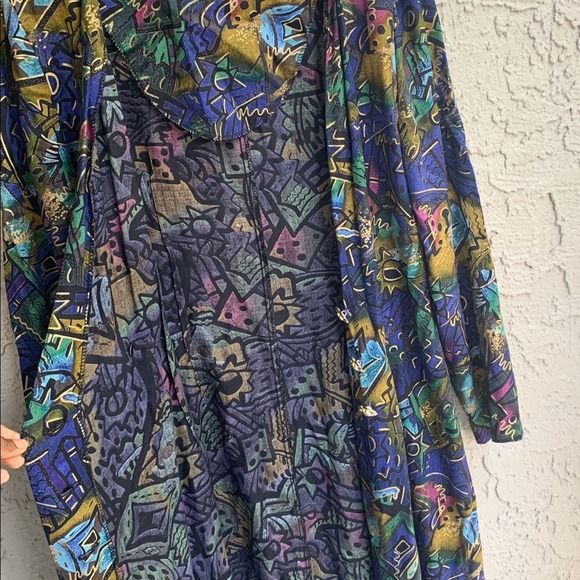 vintage  Midi wrap dress - Picture 7 of 8